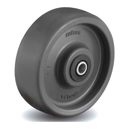 Colson ® 2 Series Wheel - 8 x 2 Endura Elastomer 1/2 Roller Bearing - Gray 5.00008.8P5.EN